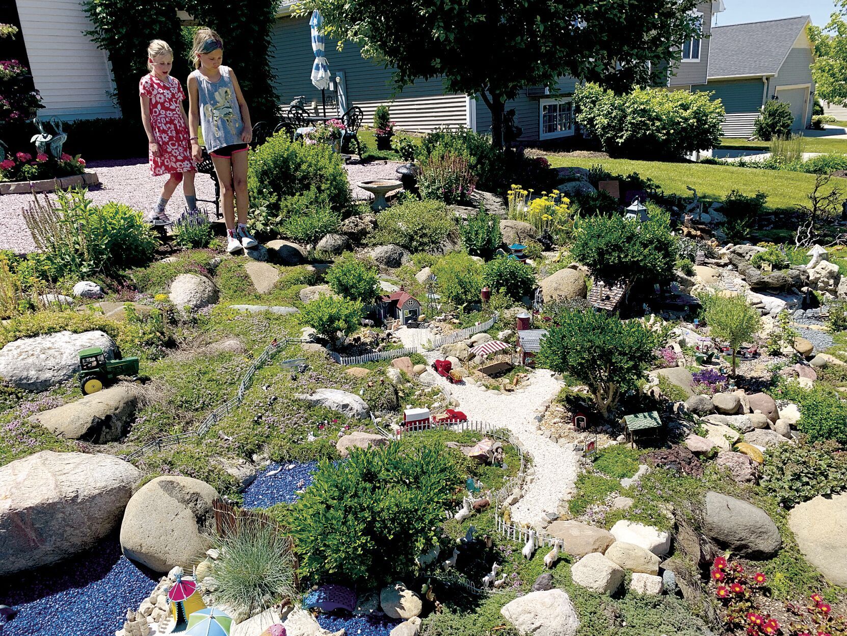 Large garden